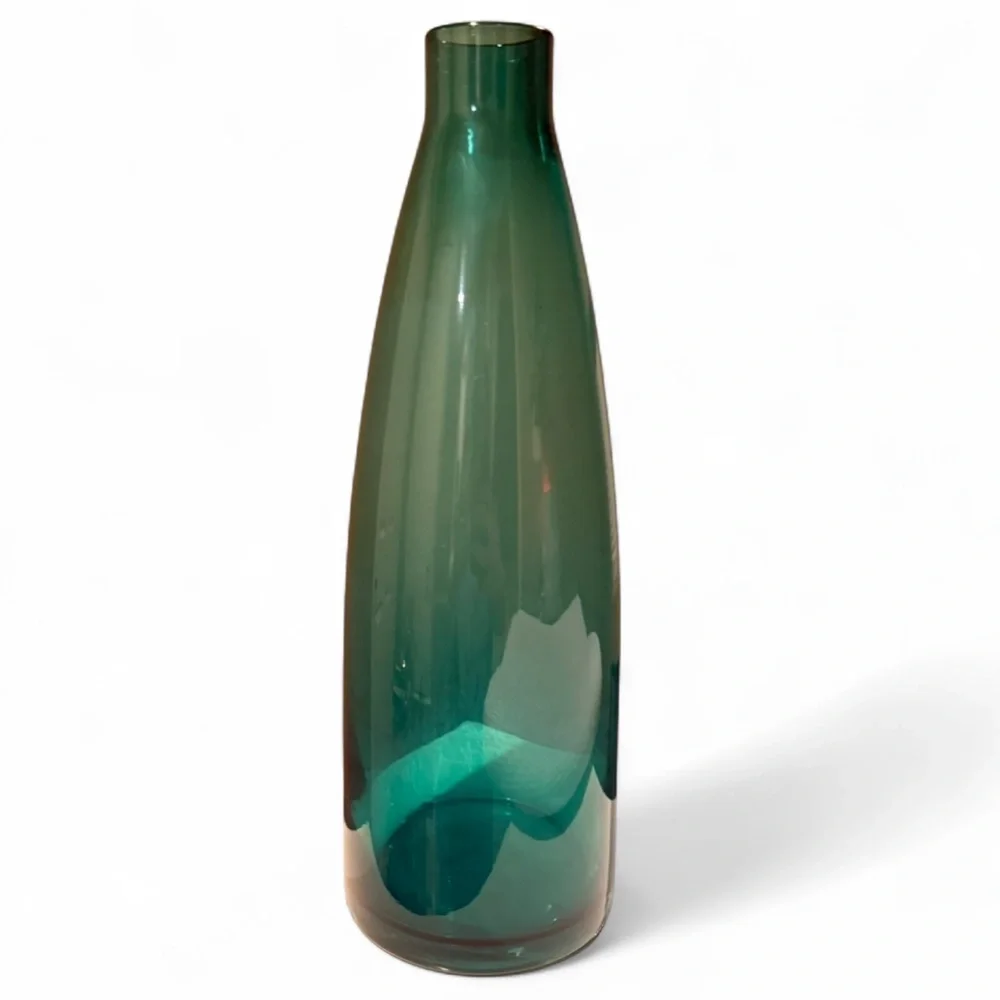 IKEA Blown Glass Bottle Vase